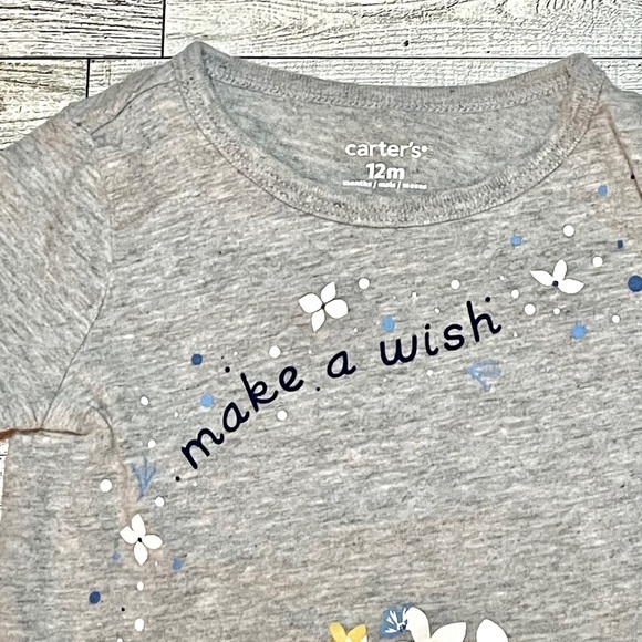 Carter’s Baby Girls Two-Piece Hedgehog Floral Set- 12 M - Picture 4 of 6